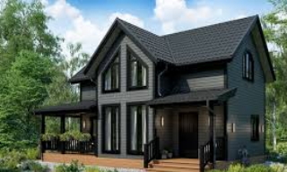 Проекты каркасных домов с террасой от 3671 рублей | Строй-Врх